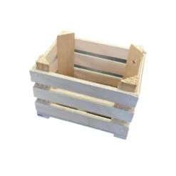 PANETTA CASSETTA DI LEGNO A 3 LISTELLI CM. 14x10x9h.