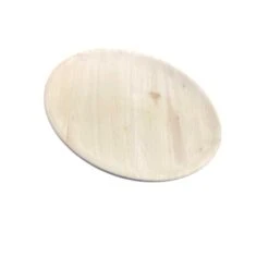 PANETTA PIATTO PER POLENTA DI LEGNO ACERO TONDO CM. 35