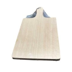 PANETTA TAGLIERE DI LEGNO DECORATO CM. 37x19x1,5
