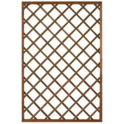 PANNELLO GRIGLIATO IN LEGNO NATURALE CM. 70x147h.