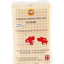 PANNOLINO CLASSICO PER CANI 60X90 CON POLIMERI TAPPETINO IGIENICO PZ. 10