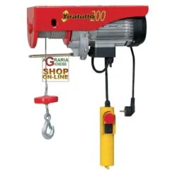 PARANCO ELETTRICO TIRATUTTO EUROPEA 200 HERCULES KG. 200/400 CAVO ML. 18