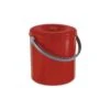Stefanplast Pattumiera Eureka Con Coperchio Rosso Cm. 27x29h. Lt. 15