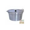 PENTOLA A CALDAIA IN ALLUMINIO CON COPERCHIO CM. 36 -Vendite Agrariagioiese pentola a caldaia in alluminio con coperchio cm 36