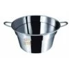 PENTOLA CALDAINO CON MANICI IN ACCIAIO INOX CM. 26 H. 12,5 -Vendite Agrariagioiese pentola caldaino con manici in acciaio inox cm 26 h 125
