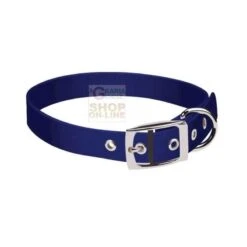 PET TRIBE COLLARE PER CANI IN NYLON CON FORI CM. 2 BLU