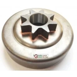 PIGNONE CAMPANA FRIZIONE PER MOTOSEGA HITACHI TCS2800S 7 DENTI 1/4 MISURE FORO 13 Mm. 57 Mm.