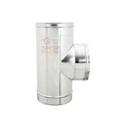 RACCORDO A T PER STUFA IN ACCIAIO INOX CM. 10 F. F. M. -Vendite Agrariagioiese raccordo a t per stufa in acciaio inox cm 10 f f m 1