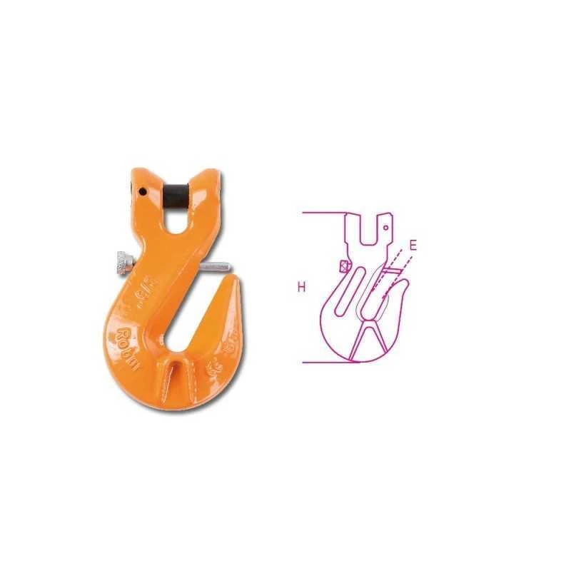 Beta Robur Ganci Accorciatori A Forcella Con Sicura Di Bloccaggio Acciaio Legato Ad Alta Resistenza 7/8 EN1677-1 TON. 2,0 2 Beta Robur Ganci Accorciatori A Forcella Con Sicura Di Bloccaggio Acciaio Legato Ad Alta Resistenza 7/8 EN1677-1 TON. 2,0 - immagine 2