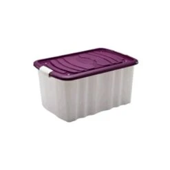 ROLL BOX IN PLASTICA E COPERCHIO E RUOTE CM. 59X39X43 LT. 65