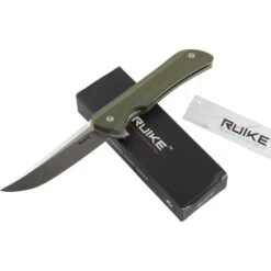 RUIKE RKE HUSSAR P121-G COLTELLO CHIUDIBILE CON MANICO VERDE CM. 21,5