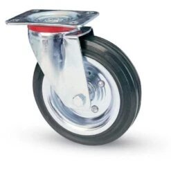 RUOTA INDUSTRIALE CON PIASTRA DIAM. 125 -Vendite Agrariagioiese ruota industriale con piastra diam 125 1