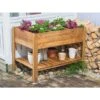 SEMENZAIO ORTO APPLE MEDIUM IN LEGNO DI PINO IMPREGNATO MARRONE Cm. 120x80x88h. -Vendite Agrariagioiese semenzaio orto apple medium in legno di pino impregnato marrone cm 120x80x88h