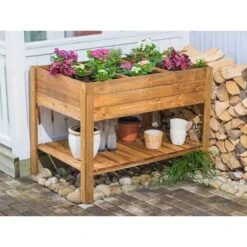 SEMENZAIO ORTO APPLE MEDIUM IN LEGNO DI PINO IMPREGNATO MARRONE Cm. 120x80x88h.