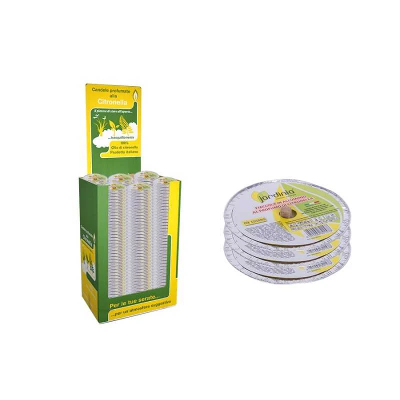 SET 3 FIACCOLA ALLUMINIO CITRONELLA DIAM. 16 MAX.PD98 1 SET 3 FIACCOLA ALLUMINIO CITRONELLA DIAM. 16 MAX.PD98