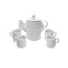 SET 7 PEZZI TAZZE DA CAFFE' BIANCO CM.20x17h CM. 8x6h. -Vendite Agrariagioiese set 7 pezzi tazze da caffe bianco cm20x17h cm 8x6h