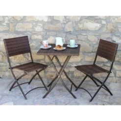 SET DUETTO- TAVOLINO + 2 SEDIE