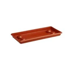 Stefanplast SOTTOFIORIERA RETTANGOLARE MEDITERRANEO TERRACOTTA CM. 100