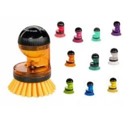 Spazzola Lavapiatti SPULI RONDO Con Dosatore Detersivo