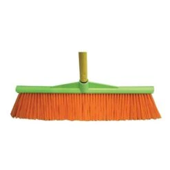 SPAZZOLONE ABS CM. 44 CON MANICO VERNICIATO CM.130