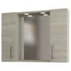 SPECCHIO DA BAGNO MOD.960 CON 2 ANTE ROVERE GRIGIO