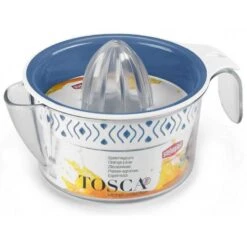 Stefanplast Spremiagrumi Tosca Manuale Graduato Bianco Palace Blue Cm. 20x14,5x11h.