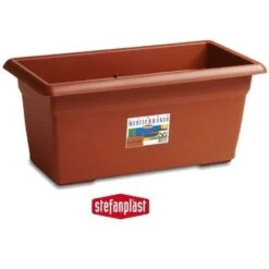 STEFANPLAST FIORIERA RETTANGOLARE MEDITERRANEO TERRACOTTA Cm. 100 -Vendite Agrariagioiese stefanplast fioriera rettangolare mediterraneo terracotta cm 100 1