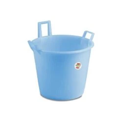 STEFANPLAST MASTELLO 3 MANICI CM. 50x40h. AZZURRO LT. 45