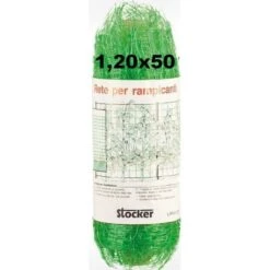 STOCKER RETE PER RAMPICANTE MT. 1,20 X 50 VERDE -Vendite Agrariagioiese stocker rete per rampicante mt 120 x 50 verde 1