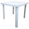 TAVOLO GARDEN FIGARO Cm.80x80 COLORE BIANCO
