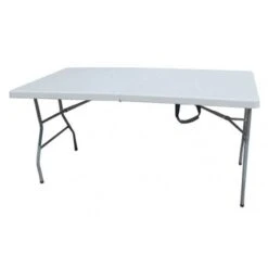 TAVOLO PIEGHEVOLE IN ACCIAO VERNICIATO IN HDPE CM. 183x76x74