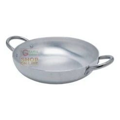 TEGAME SALTAPASTA CON 2 MANICI PROFESSIONALE IN ALLUMINIO CM. 40
