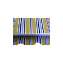 TENDA DA SOLE CON BRACCIA RETRATTILI AZZURRINA GIALLO