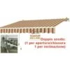 TENDA DA SOLE CON BRACCIA RETRATTILI BIANCA ROSSA CM.395X250 -Vendite Agrariagioiese tenda da sole con braccia retrattili bianca rossa cm395x250