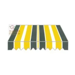 TENDA DA SOLE CON BRACCIA RETRATTILI CM.300X250 TESS. P3002