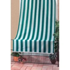 TENDA DA SOLE RIO CM.140x250 Colore Bianco E Verde.
