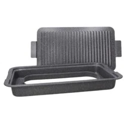 Tognana Barbecue Grill Rettangolare Alluminio Grigio Linea Mythos CM.30x52