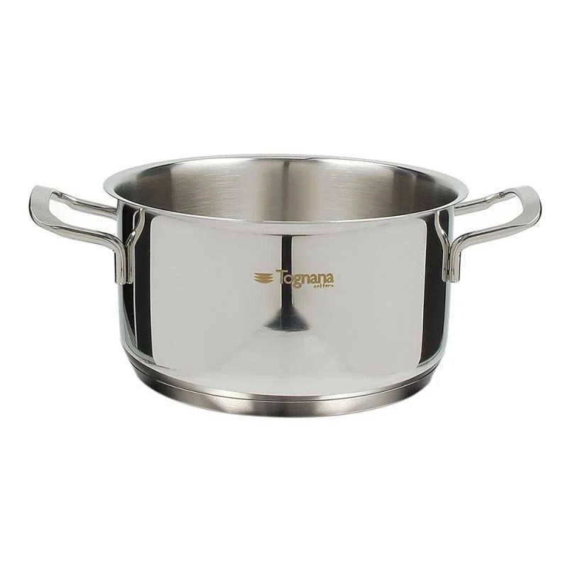 TOGNANA CASSERUOLA IN ACCIAIO INOX CON 2 MANICI GRANCUCI VANITOSA CM. 18 2 TOGNANA CASSERUOLA IN ACCIAIO INOX CON 2 MANICI GRANCUCI VANITOSA CM. 18 - immagine 2