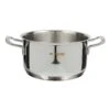 TOGNANA CASSERUOLA IN ACCIAIO INOX CON 2 MANICI GRANCUCI VANITOSA CM. 18
