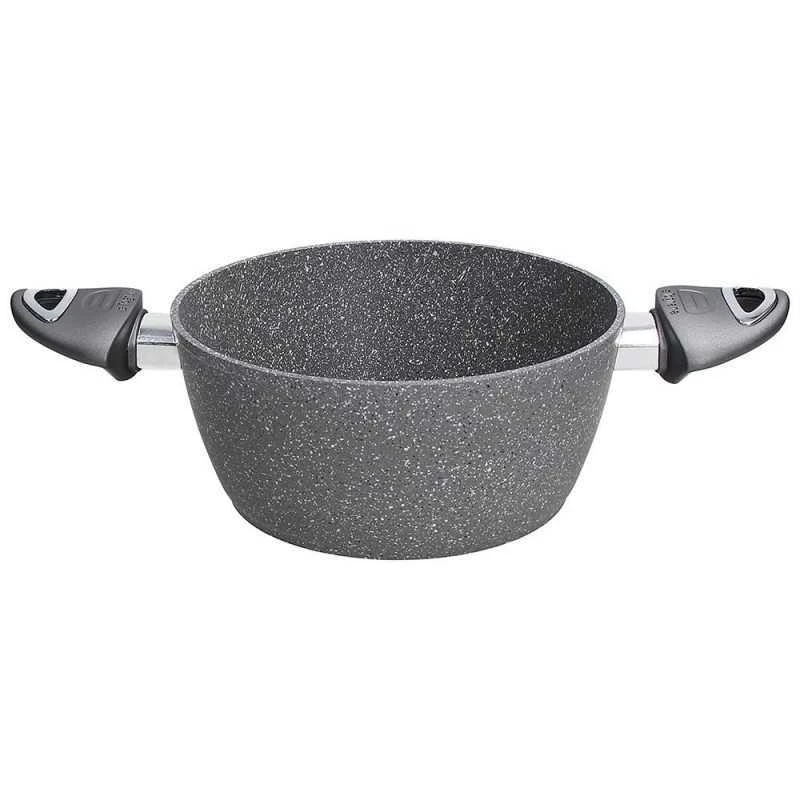 TOGNANA CASSERUOLA IN ALLUMINIO CON 2 MANICI PURE ROQ CM. 20 2 TOGNANA CASSERUOLA IN ALLUMINIO CON 2 MANICI PURE ROQ CM. 20 - immagine 2