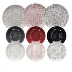 TOGNANA SERVIZIO 18 PIATTI PORCELLANA DA TAVOLA LOUISE ONE CHAKRA