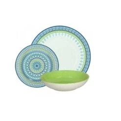 TOGNANA SERVIZIO 18 PIATTI PORCELLANA DA TAVOLA OLIMPIA GINGER