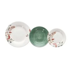 TOGNANA SERVIZIO 18 PIATTI PORCELLANA DA TAVOLA VELA BACCHE