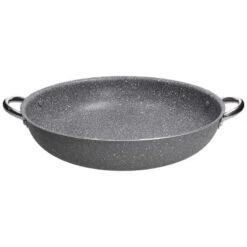 TOGNANA TEGAME IN ALLUMINIO CON 2 MANICI PURE ROQ CM. 28x7h.