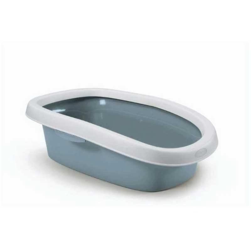 TOILETTE SPRINT 10 PER GATTI DI PICCOLA TAGLIA BIANCO/BLU ACCIAIO Cm 31x43x14h. 2 TOILETTE SPRINT 10 PER GATTI DI PICCOLA TAGLIA BIANCO/BLU ACCIAIO Cm 31x43x14h. - immagine 2