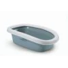 TOILETTE SPRINT 10 PER GATTI DI PICCOLA TAGLIA BIANCO/BLU ACCIAIO Cm 31x43x14h. -Vendite Agrariagioiese toilette sprint 10 per gatti di piccola taglia bianco blu acciaio cm 31x43x14h