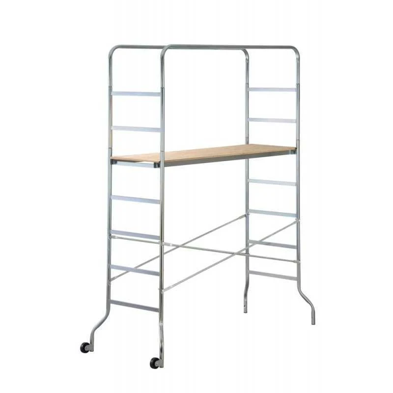 Trabattello KREO In Acciaio Zincato Con Pianale Rinforzato H. 3,97 Mt 1 Trabattello KREO In Acciaio Zincato Con Pianale Rinforzato H. 3,97 Mt