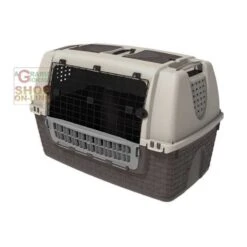 Trasportino Auto Per Cani Bama Easy Tour Tortora Cm. 88x52x60h.