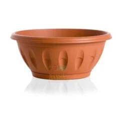Bama VASO CIOTOLA IN PLASTICA ALBA TERRACOTTA CON SOTTOVASO CM. 80 -Vendite Agrariagioiese vaso ciotola in plastica alba terracotta con sottovaso cm 80 1