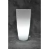 VASO HOME LIGHT TONDO Cm.33x70h Colore Ghiacciio/bianco.